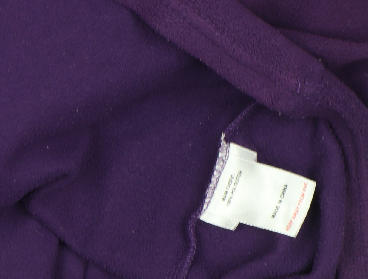 Peter Storm Womens Purple Fleece Pullover Top Size 16 Regular Fit