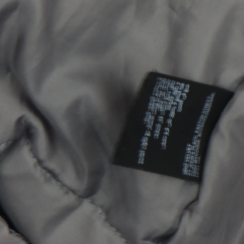 Mint Velvet Girls Grey Faux Fur Hooded Parka Coat 11-12 Years Winter Zip Jacket