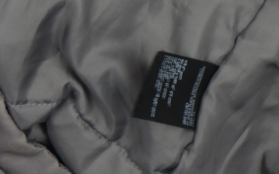 Mint Velvet Girls Grey Faux Fur Hooded Parka Coat 11-12 Years Winter Zip Jacket