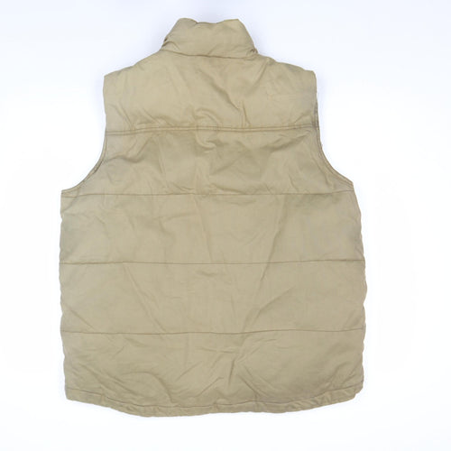 Guise Men's Beige Padded Bodywarmer Waistcoat Size M Cotton Blend