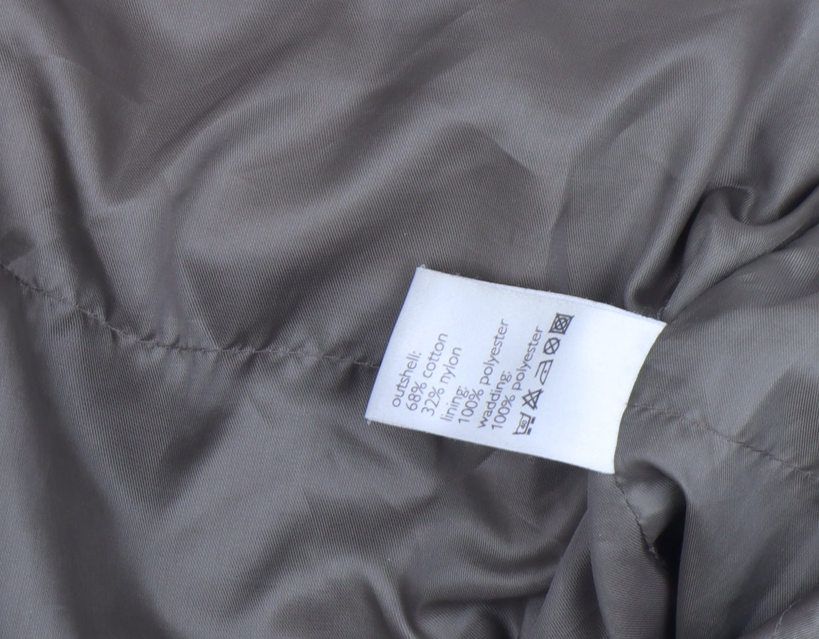 Guise Men's Beige Padded Bodywarmer Waistcoat Size M Cotton Blend