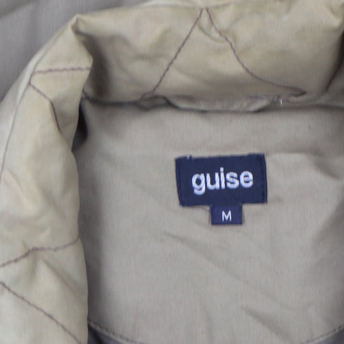 Guise Men's Beige Padded Bodywarmer Waistcoat Size M Cotton Blend