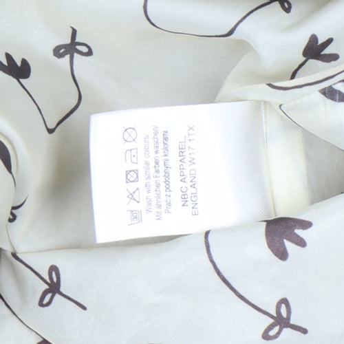 Antoni & Alison Women’s Beige Belted Parka Coat Size S