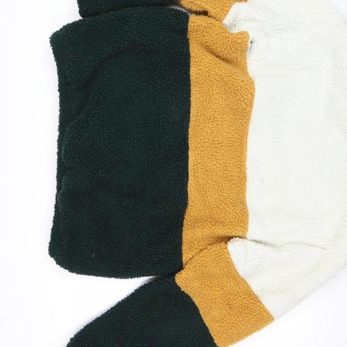 Primark Women’s Multicoloured 2XL Sherpa 1/4 Zip Pullover Sweatshirt