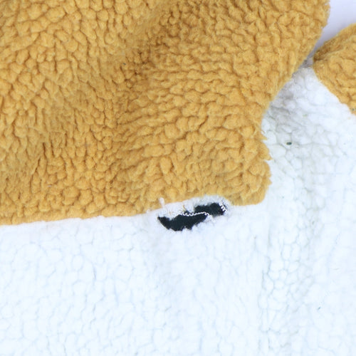 Primark Women’s Multicoloured 2XL Sherpa 1/4 Zip Pullover Sweatshirt