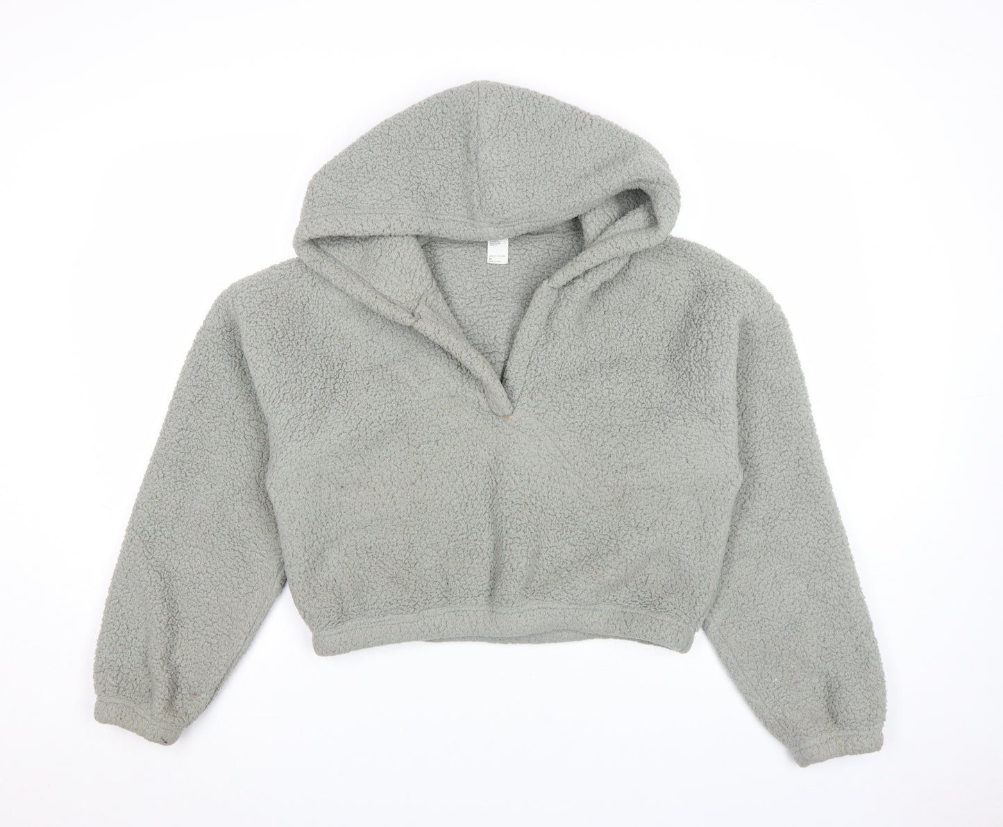 Gilly Hicks Womens Grey Fleece Pullover Hoodie Size S