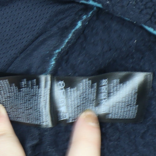 The North Face Men’s Blue Fleece Hoodie L 1/4 Zip Outdoor Pullover