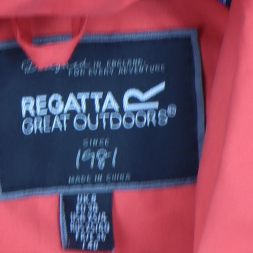 Regatta Women Pink Waterproof Hooded Parka Jacket Size 14