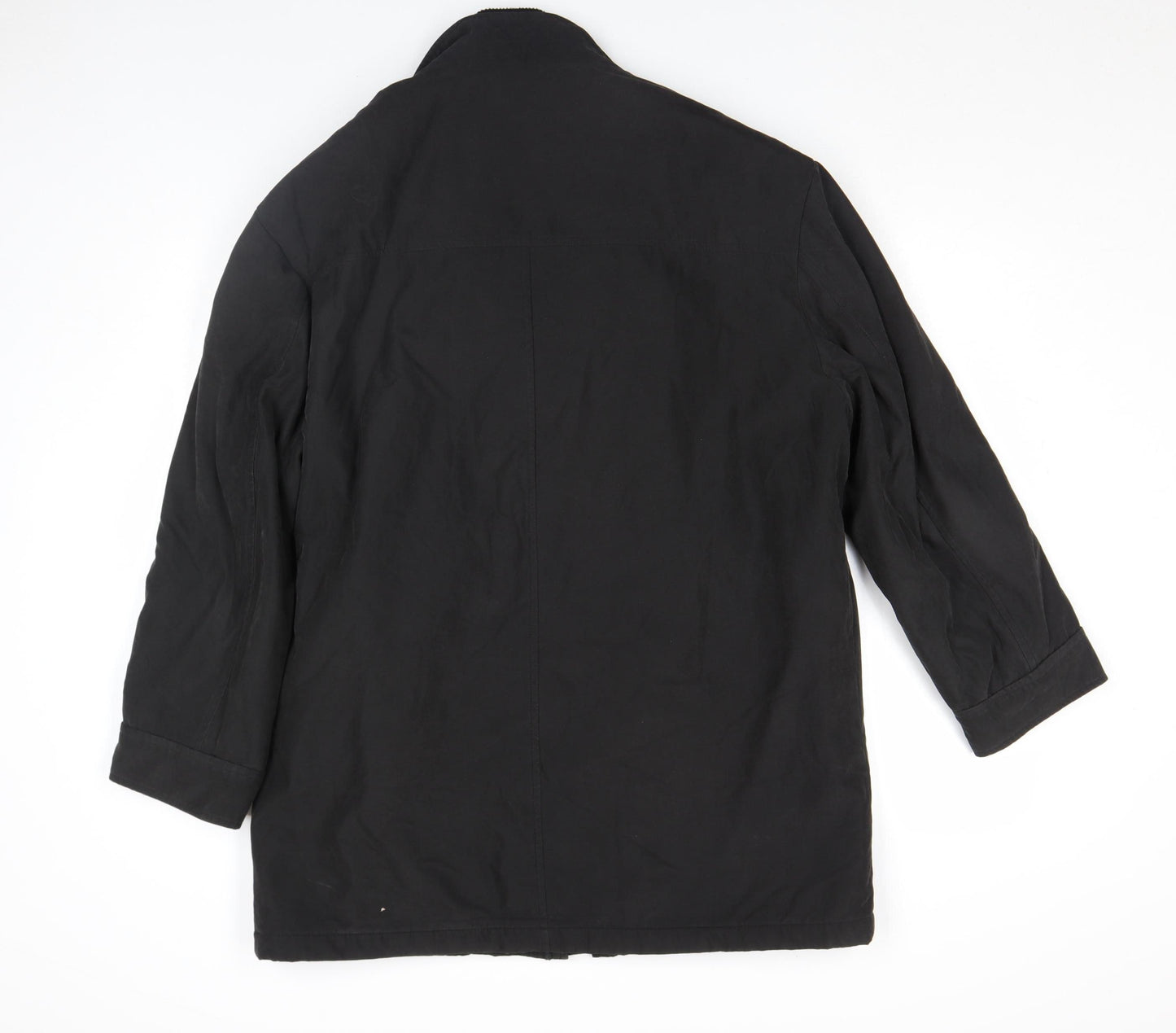 Thomas Nash Men's Black L Parka Jacket Polyester Nylon Lined