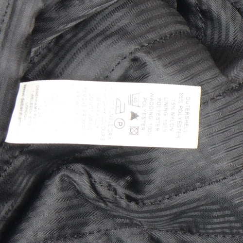 Thomas Nash Men's Black L Parka Jacket Polyester Nylon Lined