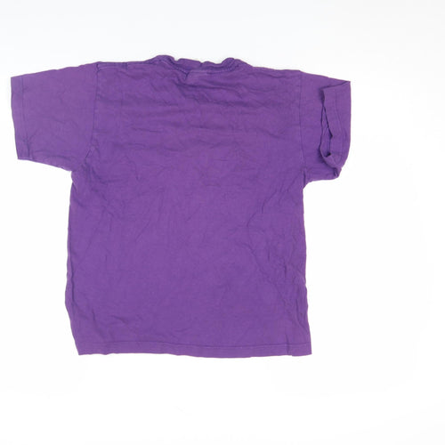 I Love NY Women’s Purple Cotton Short Sleeve T-Shirt Size S