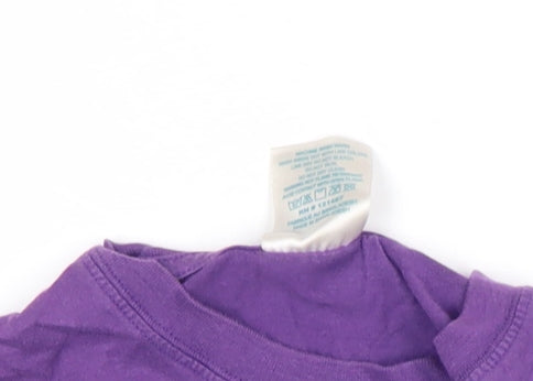 I Love NY Women’s Purple Cotton Short Sleeve T-Shirt Size S
