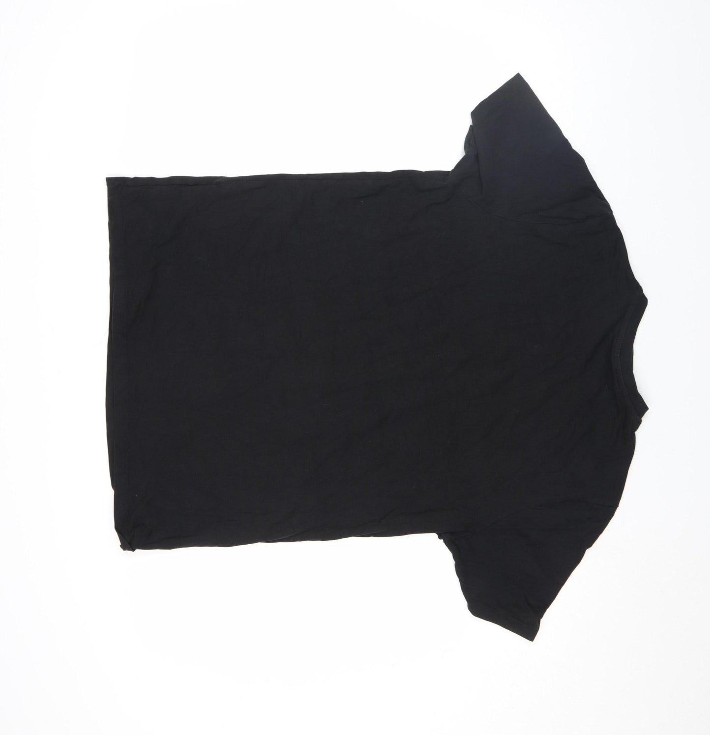 Everlast Men's Black Crew Neck Short Sleeve Cotton T-Shirt M