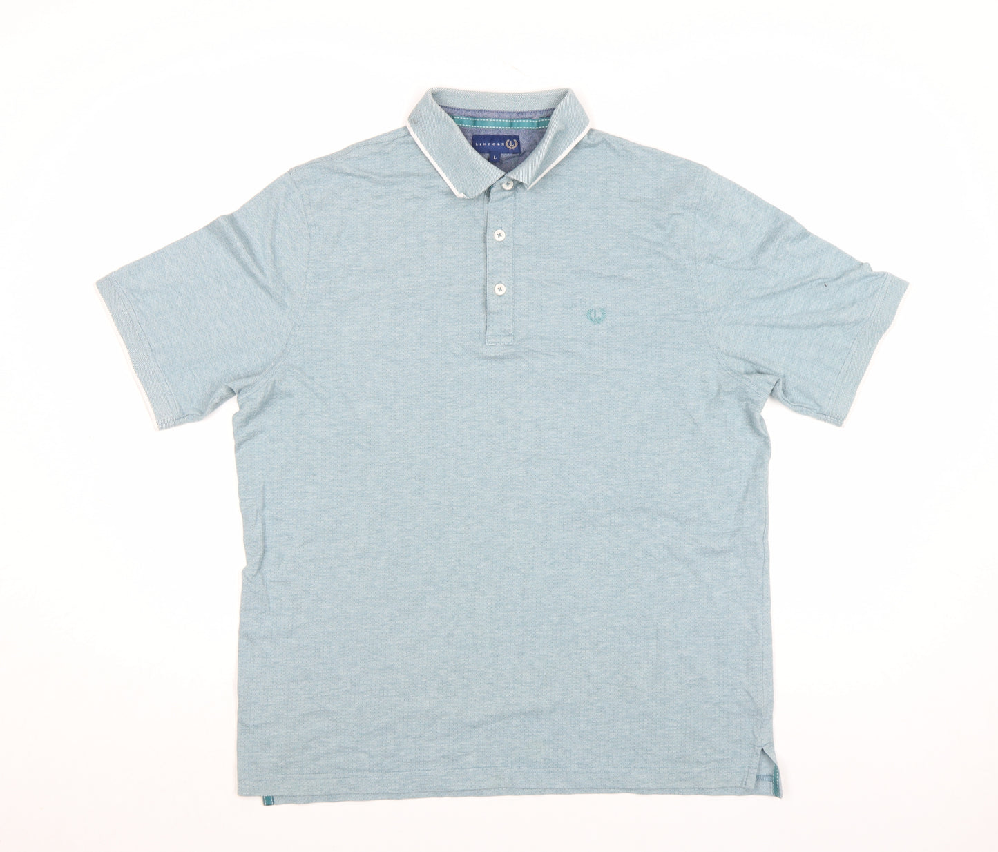 Fred Perry Men’s Blue Cotton Polo Shirt Size M Regular Fit