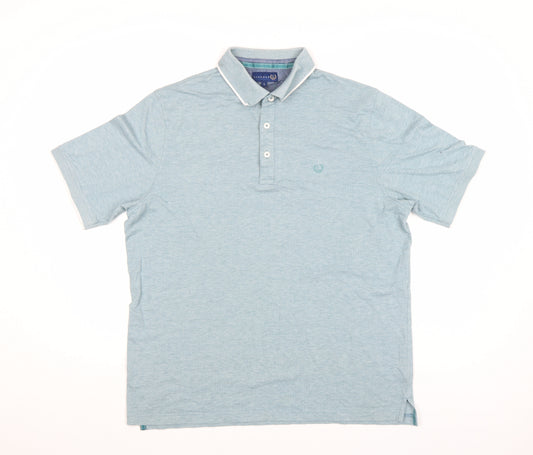 Fred Perry Men’s Blue Cotton Polo Shirt Size M Regular Fit