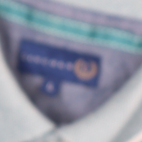 Fred Perry Men’s Blue Cotton Polo Shirt Size M Regular Fit