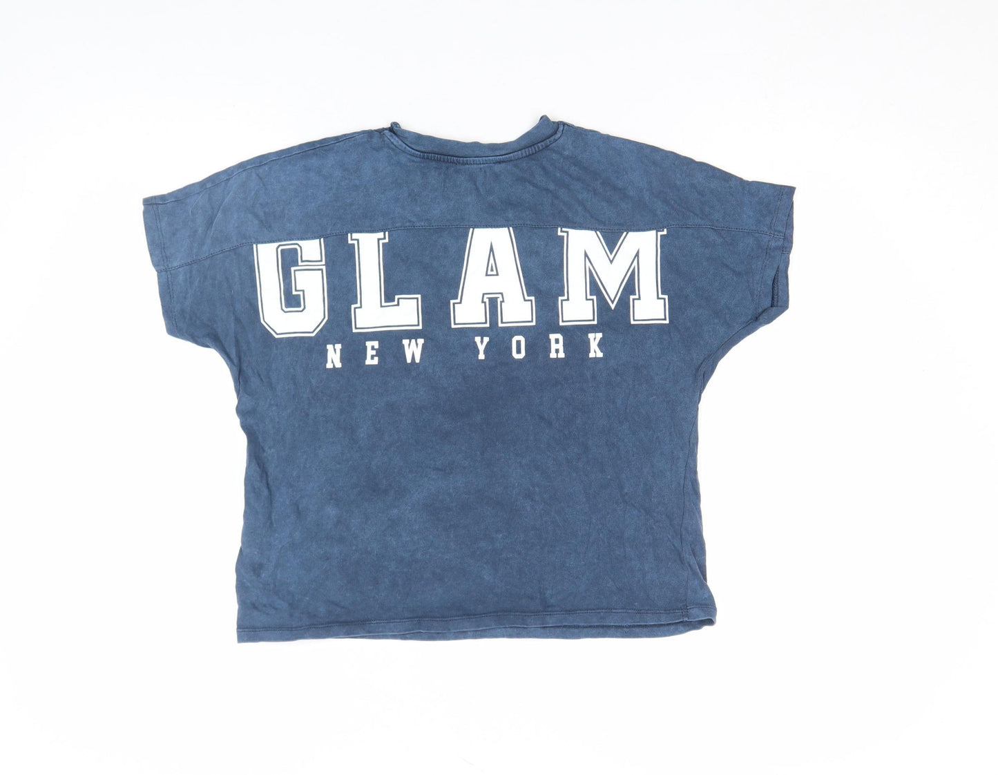 George Girls Blue 6-7 Years Cropped 1995 Graphic T-Shirt