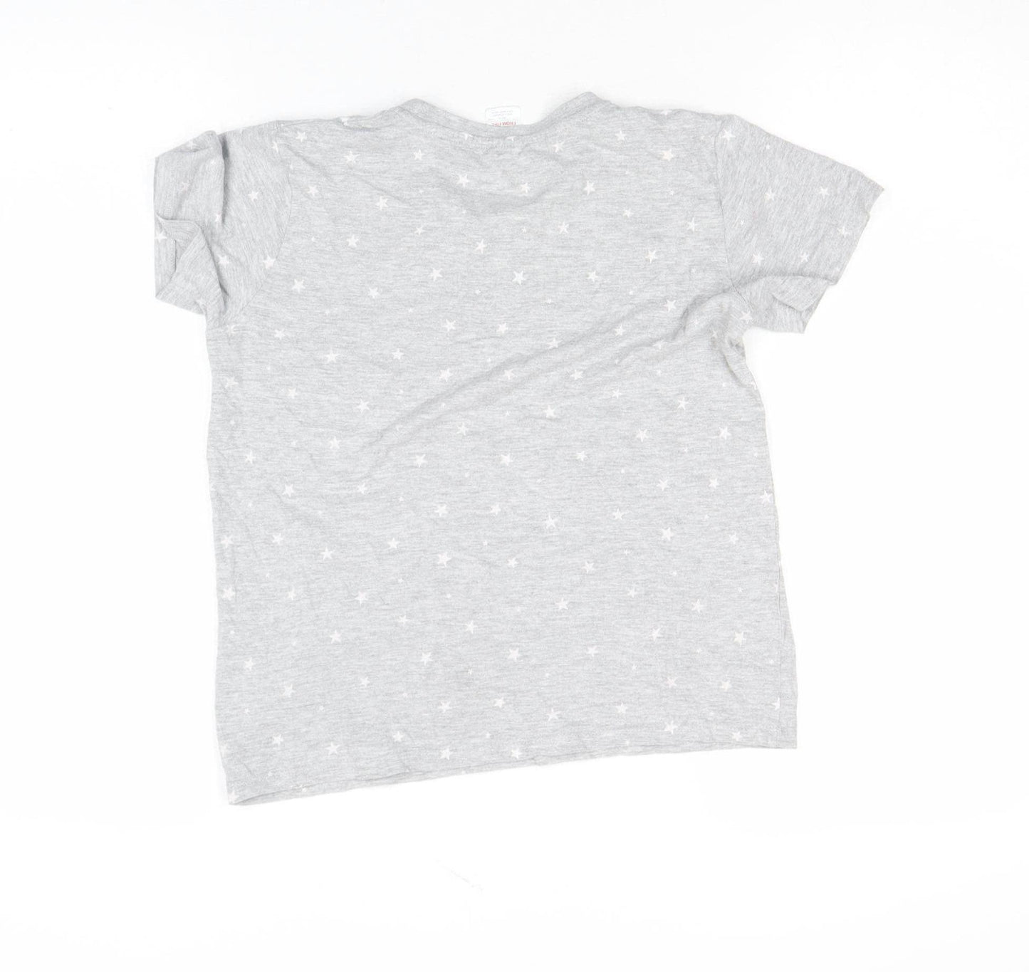 Lily & Dan Girls Grey Star Print Little Boss T-Shirt 11-12 Years