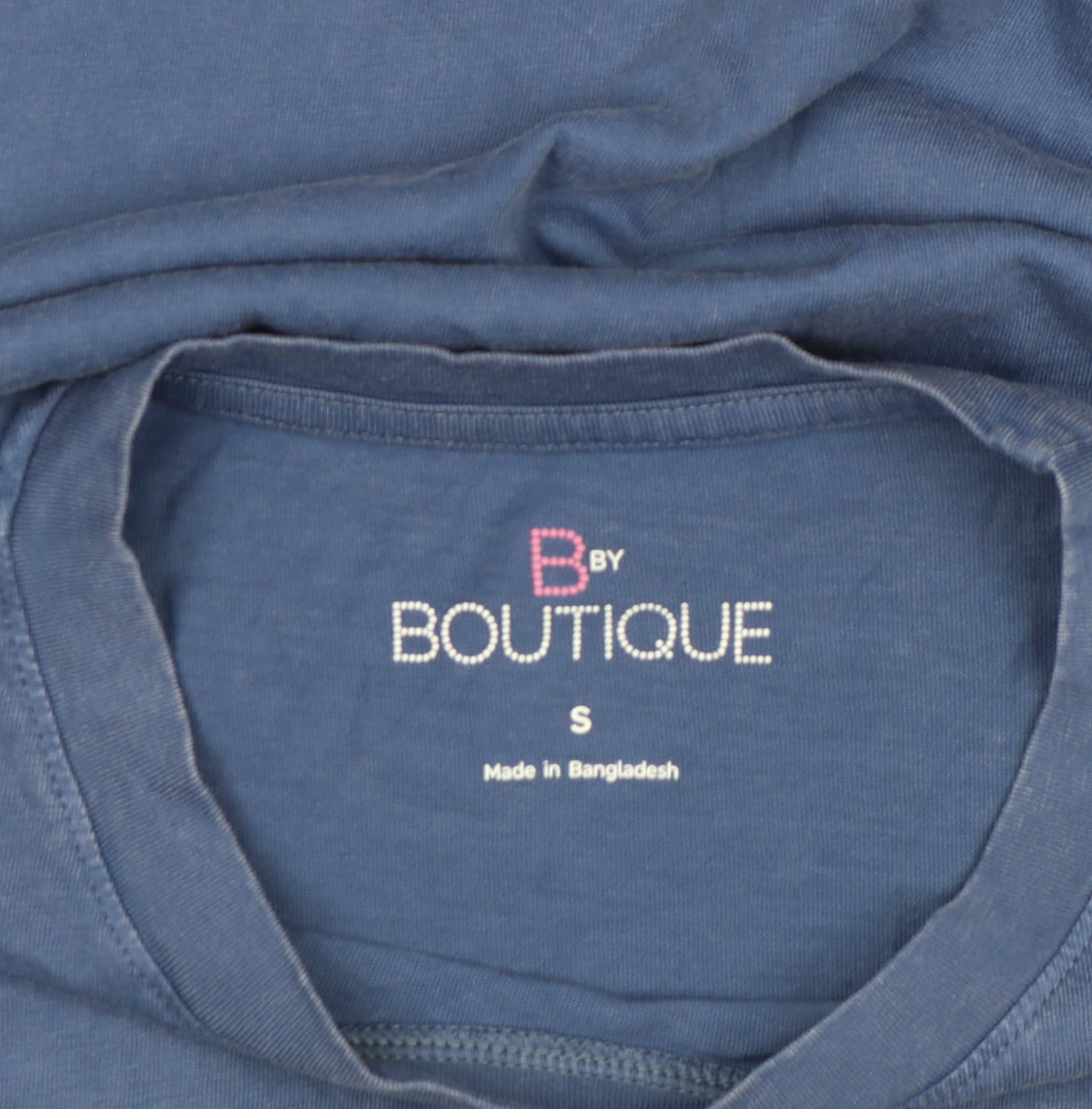 Marks and Spencer Women’s Blue Graphic T-Shirt Size S Short Sleeve Cotton