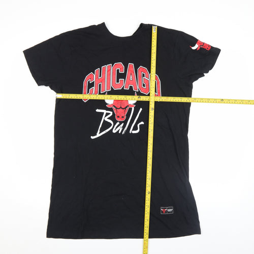 NBA Chicago Bulls Womens Black XS Short Sleeve Cotton T-Shirt