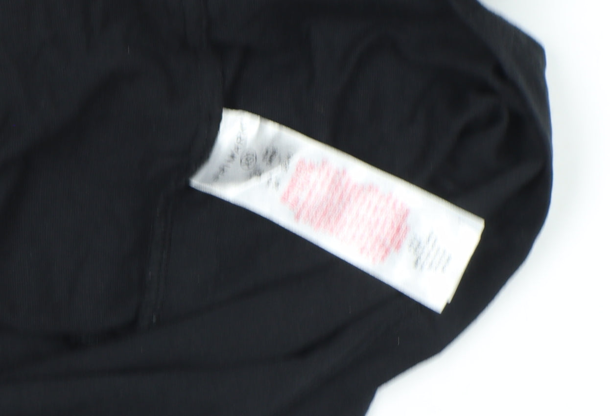 NBA Chicago Bulls Womens Black XS Short Sleeve Cotton T-Shirt