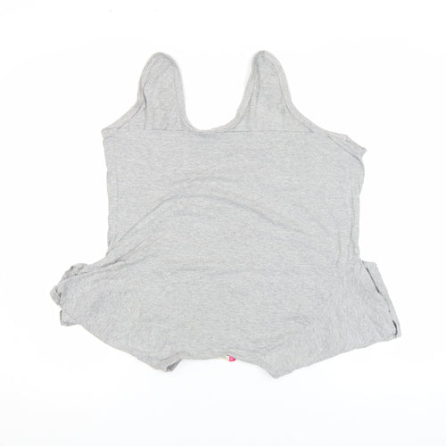 Cosy n Dozy Girls Grey Just Sleep Graphic T-Shirt 13 Years