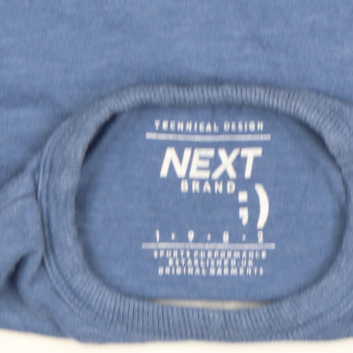 Next Girls Blue Star Print Cotton Blend T-Shirt 4-5 Years