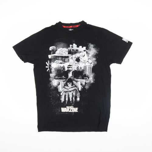 Activision Boys Black Call of Duty Warzone Graphic Cotton T-Shirt XS