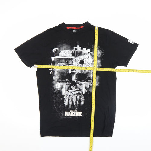 Activision Boys Black Call of Duty Warzone Graphic Cotton T-Shirt XS
