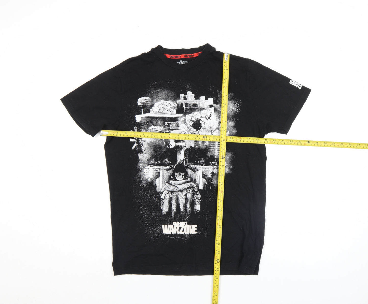 Activision Boys Black Call of Duty Warzone Graphic Cotton T-Shirt XS