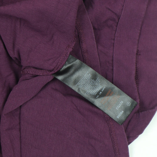 JD Williams Women's Purple Size 20 Basic Crew Neck Short Sleeve T-Shirt
