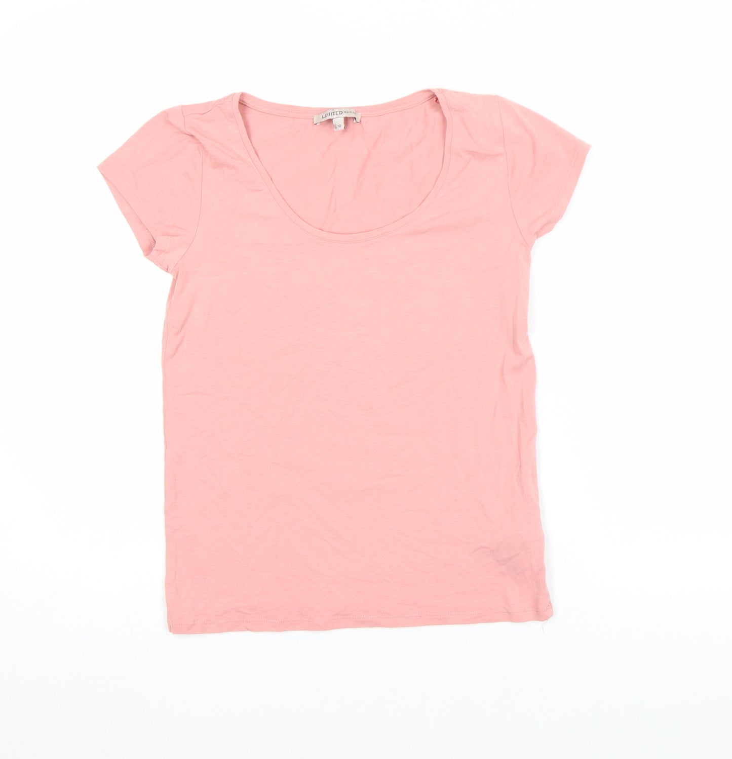 Marks and Spencer Women’s Pink Short Sleeve Cotton Blend T-Shirt Size S