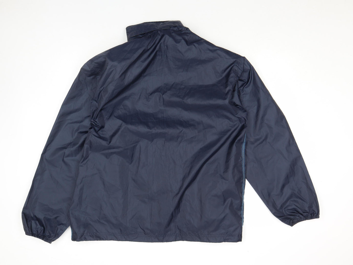 Quechua Men's Blue XL Windbreaker Jacket Lightweight Zip Up