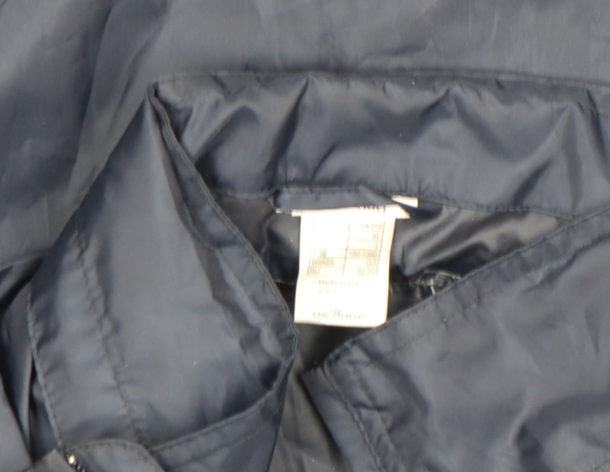 Quechua Men's Blue XL Windbreaker Jacket Lightweight Zip Up