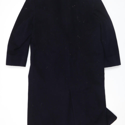 Gil Bret Men's Black Wool Cashmere Long Overcoat Size 40