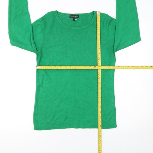 Phase Eight Women Green UK 14 Long Sleeve Knit Jumper