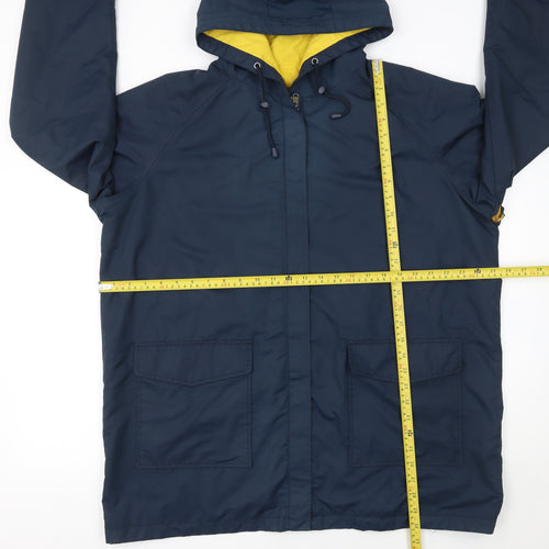 Seasalt Cornwall Men's Blue L Reversible Waterproof Rain Coat