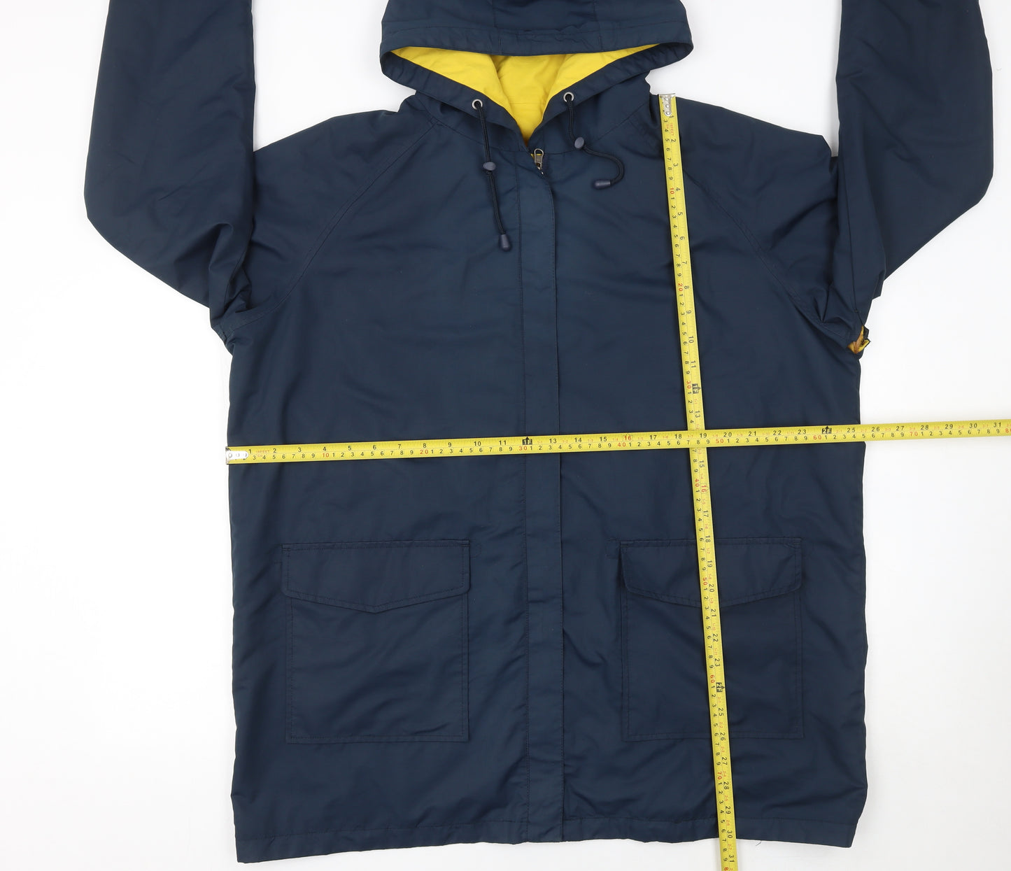 Seasalt Cornwall Men's Blue L Reversible Waterproof Rain Coat