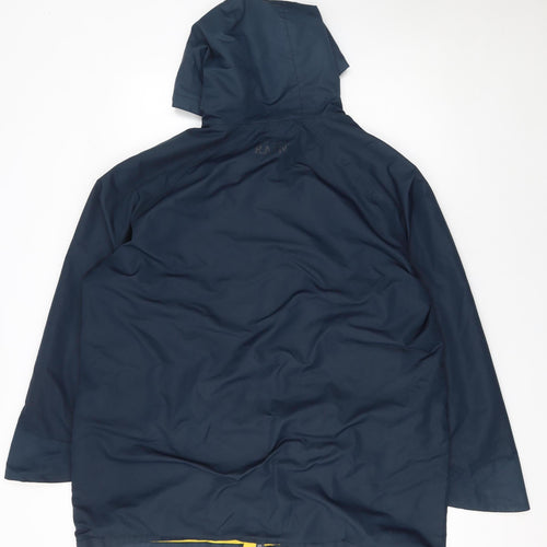 Seasalt Cornwall Men's Blue L Reversible Waterproof Rain Coat