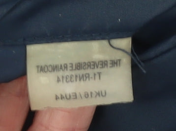 Seasalt Cornwall Men's Blue L Reversible Waterproof Rain Coat