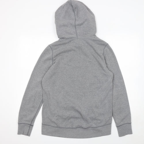 Under Armour Men's Grey Pullover Hoodie Small Logo Sportswear