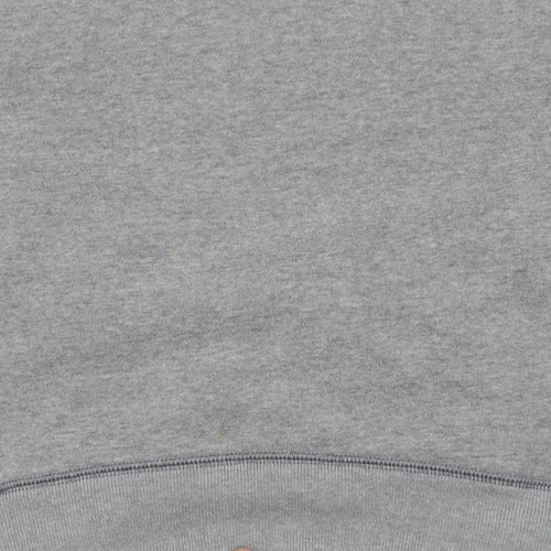 Under Armour Men's Grey Pullover Hoodie Small Logo Sportswear