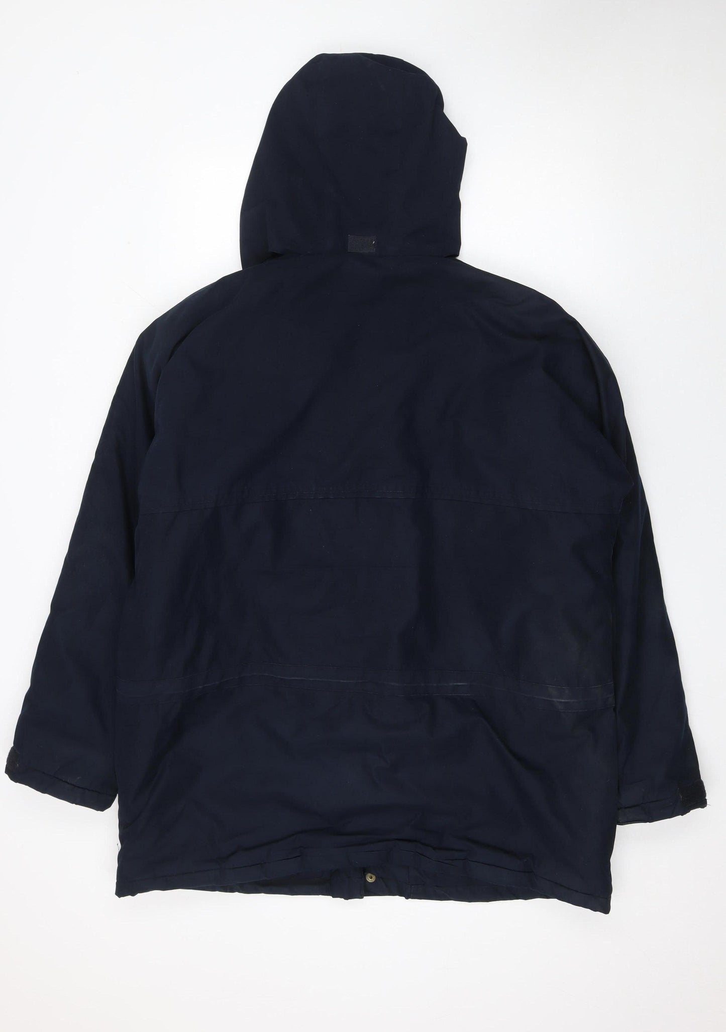 Rimac Men's Blue Waterproof Hooded Parka Jacket Size L