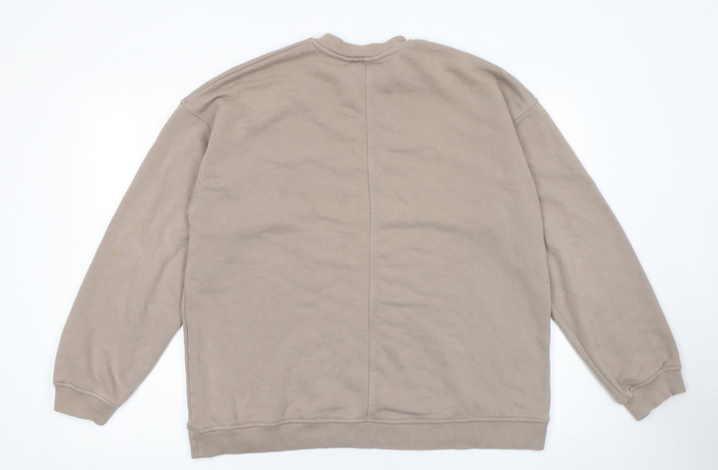 Couture Men's Beige Logo Sweatshirt Size S Regular Fit