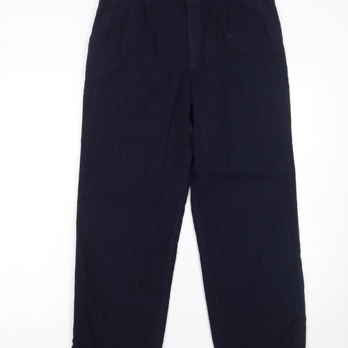 Jaeger Womens Blue Wool Pinstripe Dress Pants Size 20