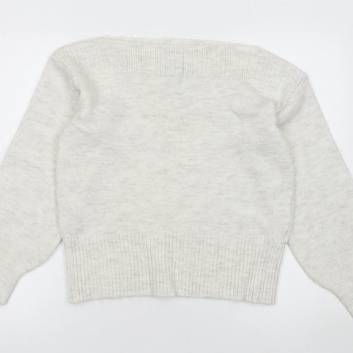 Marks and Spencer Women’s Ivory Knit Pullover Jumper Size S