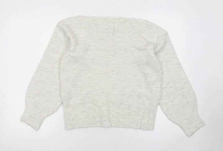 Marks and Spencer Women’s Ivory Knit Pullover Jumper Size S