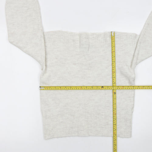 Marks and Spencer Women’s Ivory Knit Pullover Jumper Size S