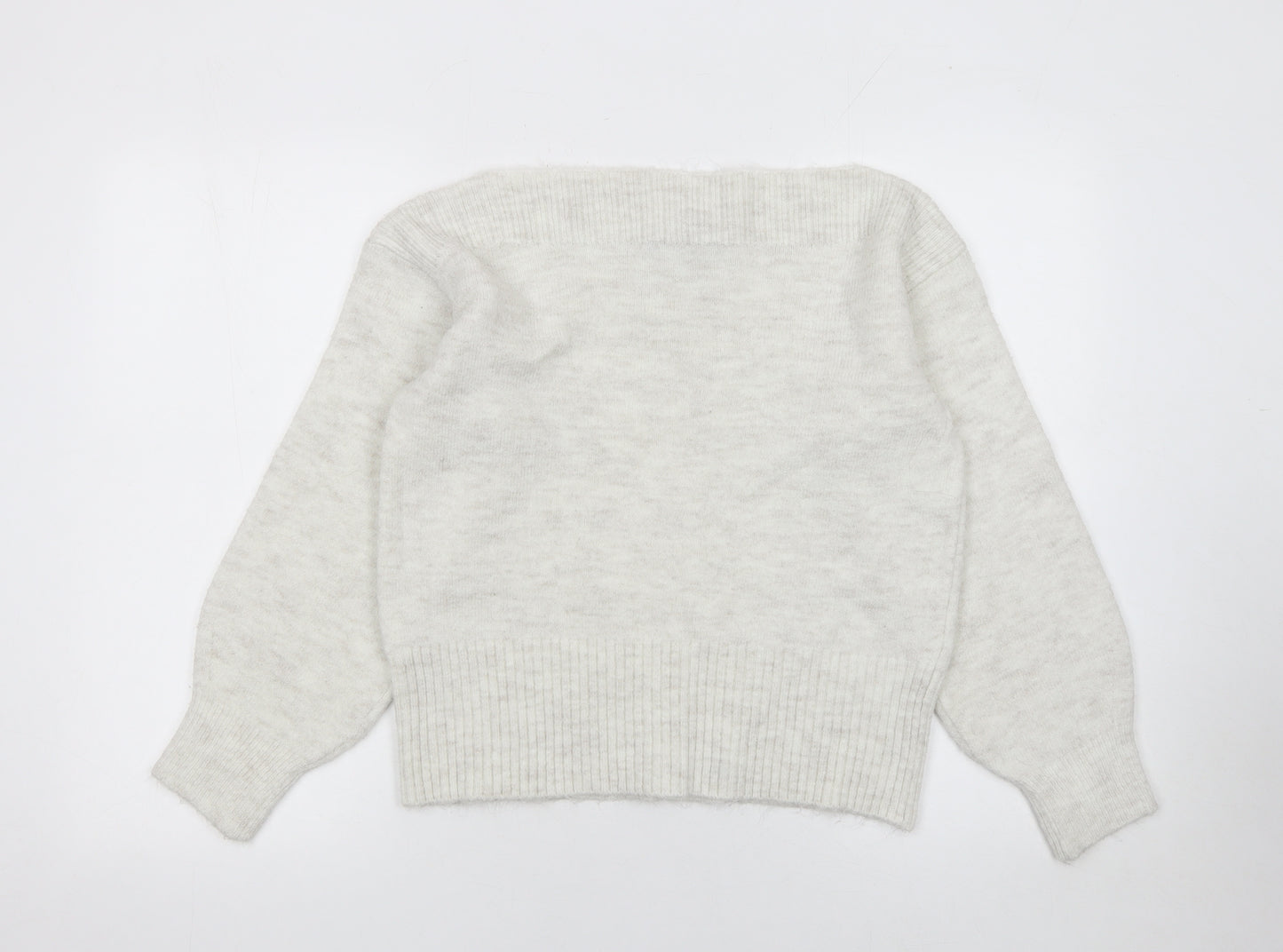 Marks and Spencer Women’s Ivory Knit Pullover Jumper Size S