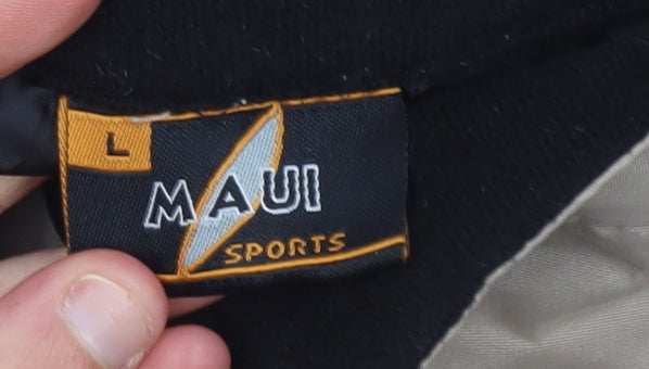 Maui Sports Women's Beige L Snow Pants Waterproof Ski Trousers